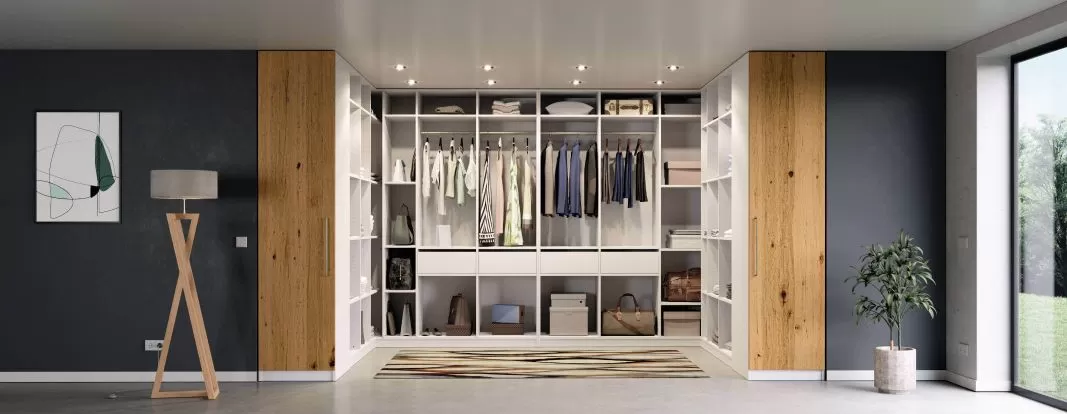 Konfigurer walk-in-closet rum efter mål online